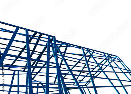 structure building construction. Industrial background
