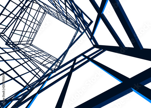 structure building construction. Industrial background