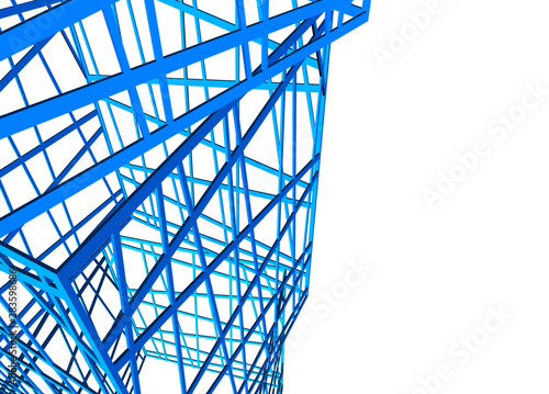 structure building construction. Industrial background