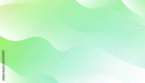 Modern Shiny Waves. For Your Design Ad, Banner, Cover Page. Vector Illustration with Color Gradient.