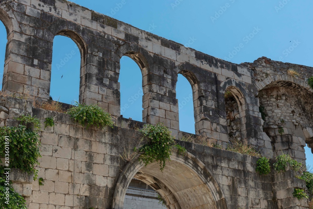 Ruins of Split in Croatia