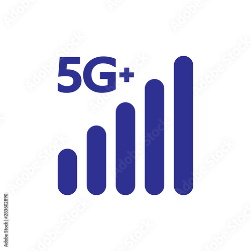 5G symbol. 5G internet. New technology network color sign. EPS 10.