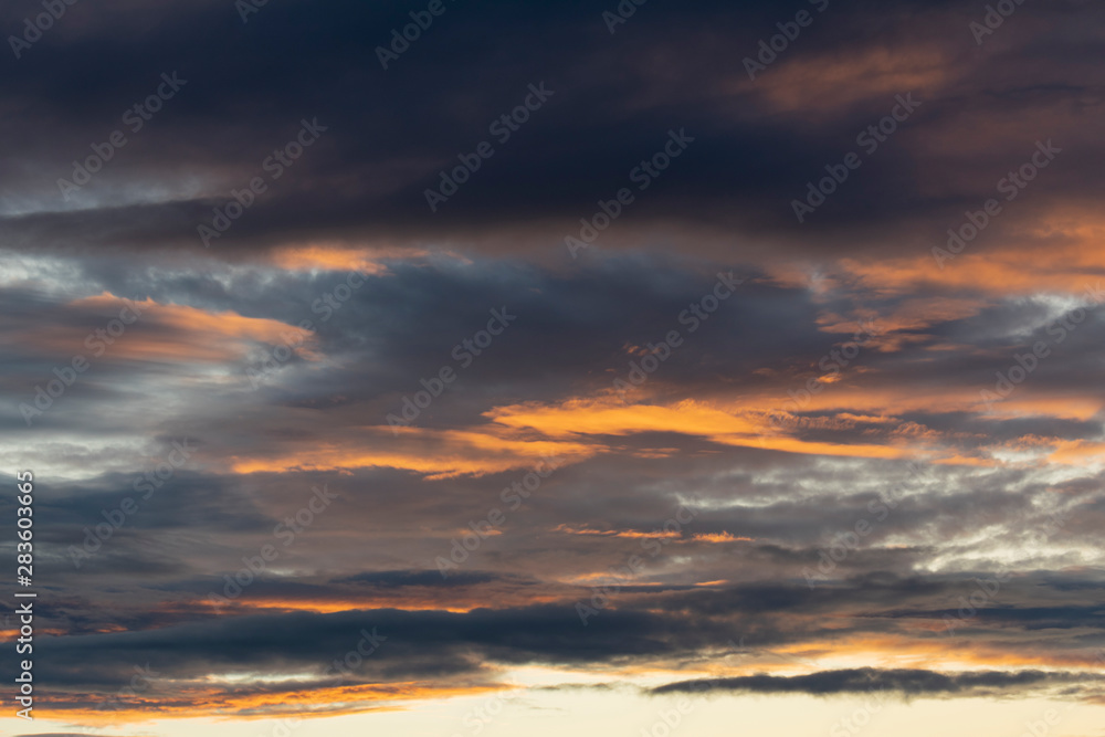 Dramatic skies over Charlottetown Prince Edward Island