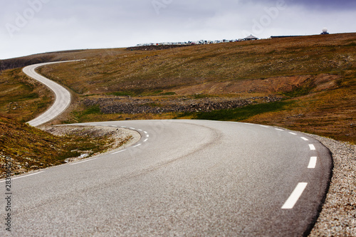 winding road to the North Cape (Nordkapp) photo