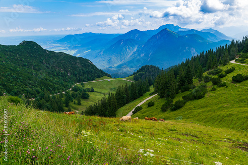 Was für ein Ausblick auf die Bayerischen Alpen vom Herzogstand aus 