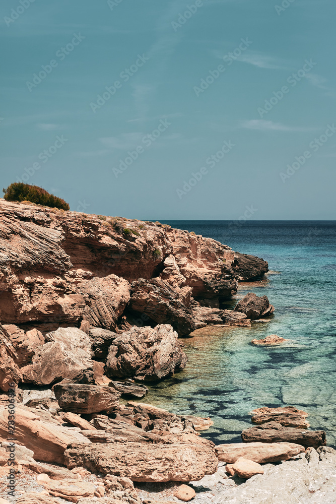 einsame Bucht auf Mallorca