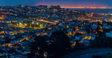 View of San Francisco, CA at twilight