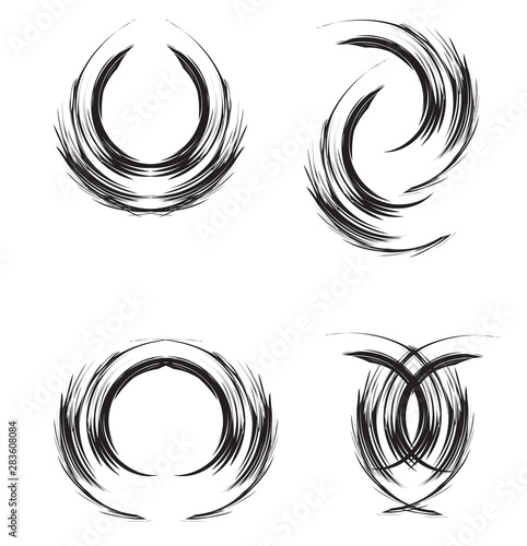 abstract brush