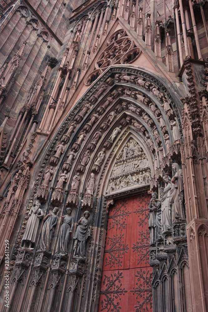 porte cathédrale de Strasbourg - Alsace
