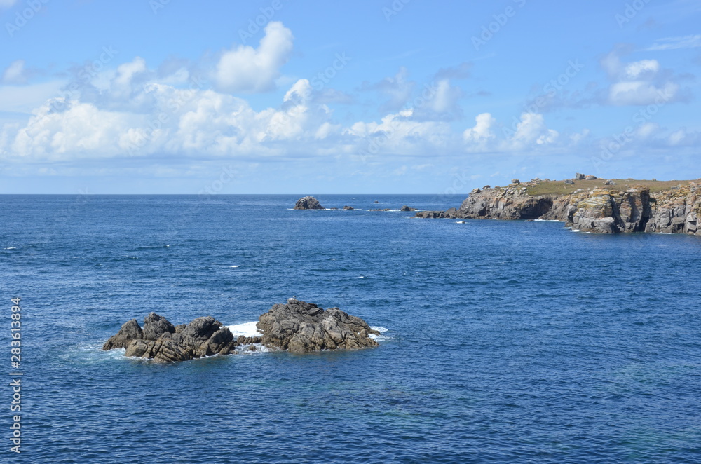 North coast of Ouessant island,  Brittany, France