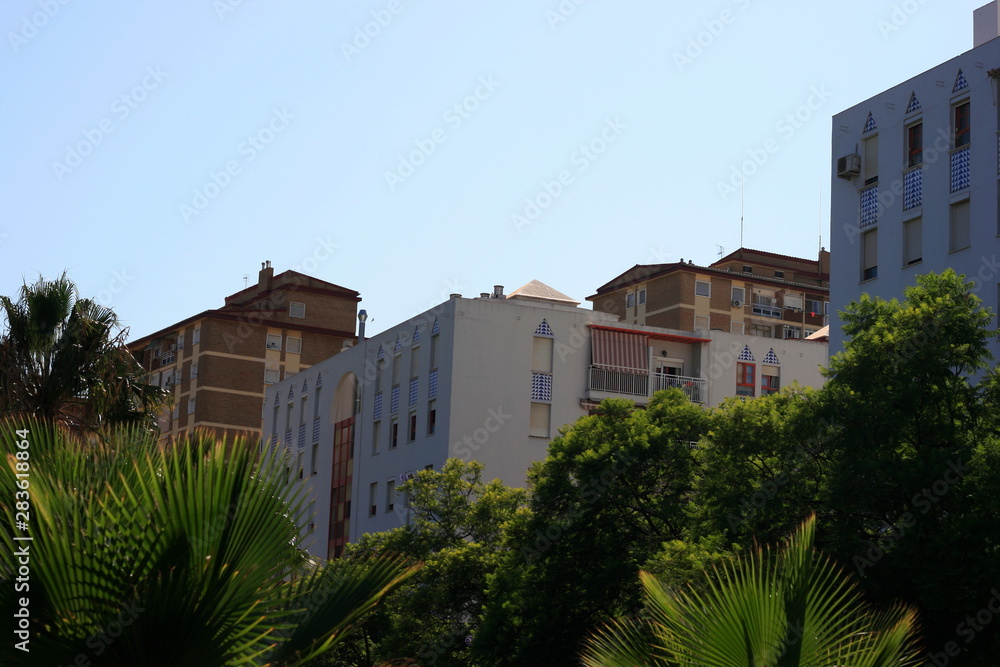 Fototapeta premium building of the costa del sol in andalusia