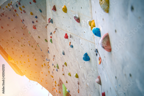 indoor rock climbing photo