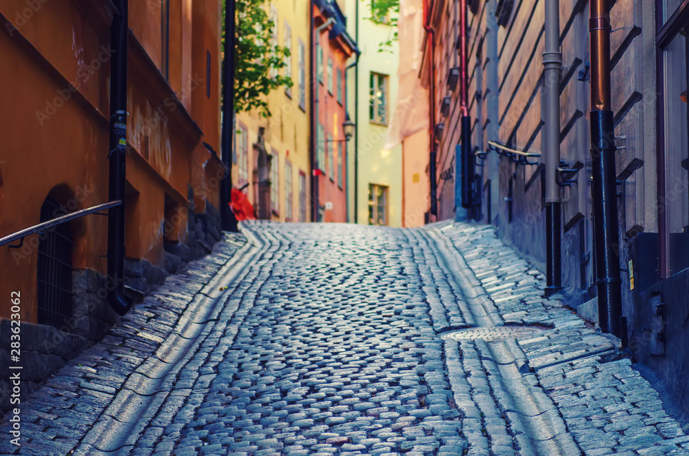 Fototapeta premium Gamla stan street