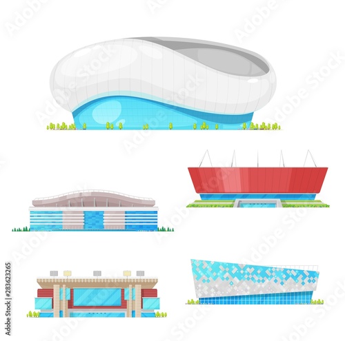 Stadium buildings and sport arenas architecture