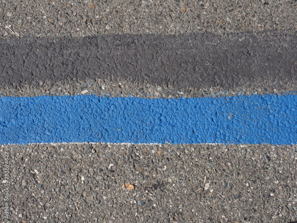 Fototapeta premium blue parking line sign
