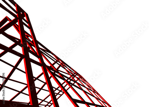 structure building construction. Industrial background