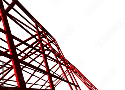 structure building construction. Industrial background