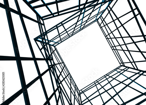 structure building construction. Industrial background