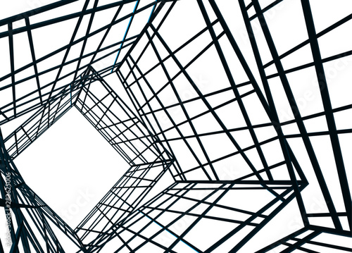 structure building construction. Industrial background
