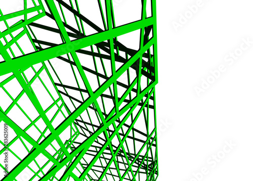 structure building construction. Industrial background