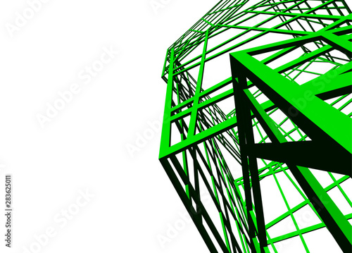 structure building construction. Industrial background