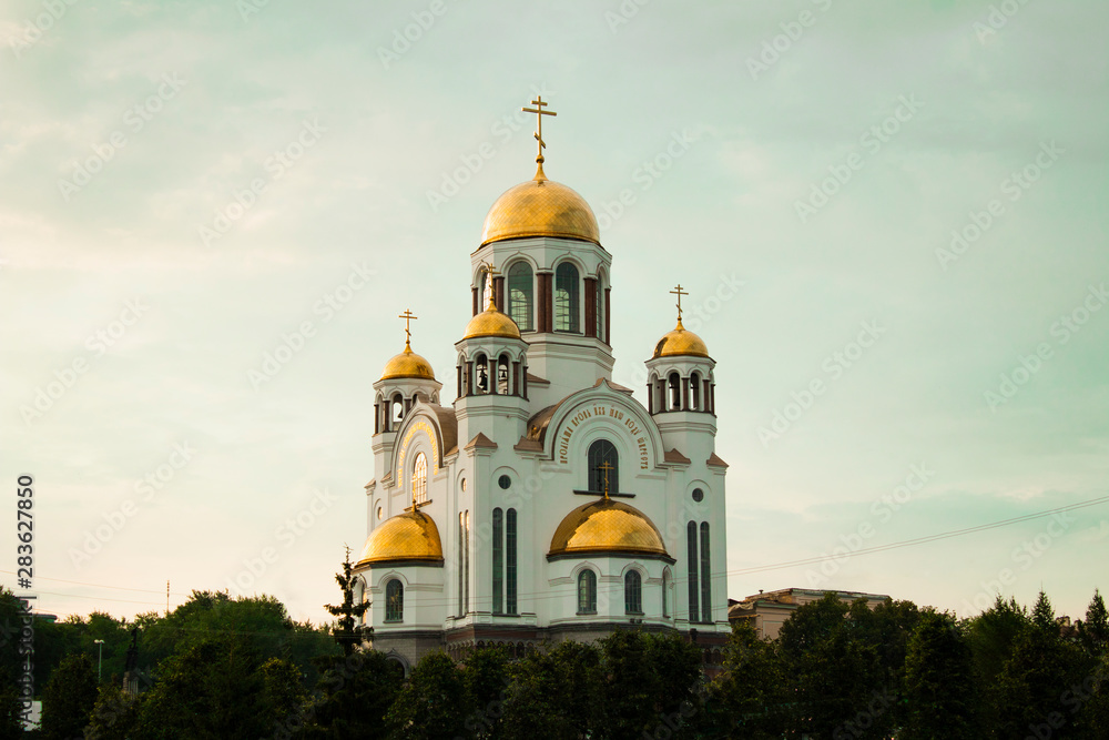 the temple built on the site of the execution of the last Russian tsar.