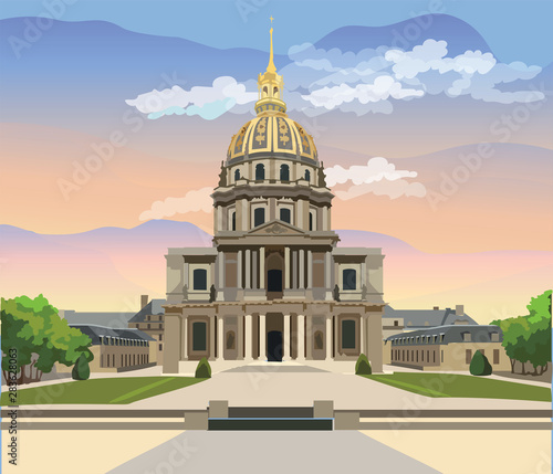 Colorful vector Paris 6