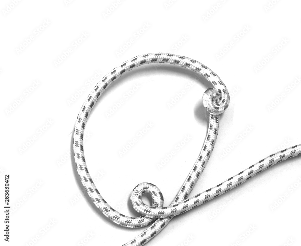 old electric cable on white background old electric cable on white background