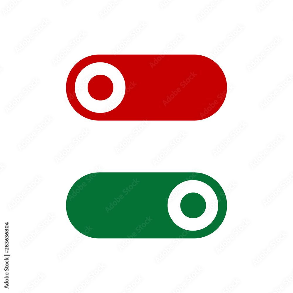 Power button swich turn on off icon vector symbol illustration Power button swich turn on off icon vector symbol illustration