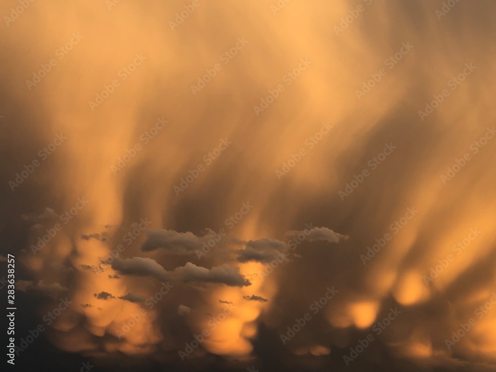 Fototapeta premium fire in the sky
