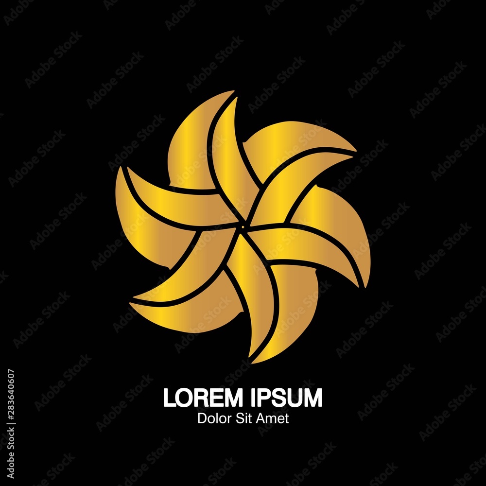 Abstract Elegant Logo Design in black and Golden/Metallic color,for luxury company fashion branding,Beautiful Business Logo, Yoga, Premium house hotel spa logotype Abstract Elegant Logo Design in black and Golden/Metallic color,for luxury company fashion branding,Beautiful Business Logo, Yoga, Premium house hotel spa logotype