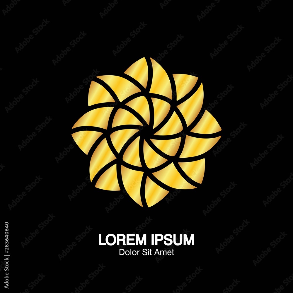 Abstract Elegant Logo Design in black and Golden/Metallic color,for luxury company fashion branding,Beautiful Business Logo, Yoga, Premium house hotel spa logotype Abstract Elegant Logo Design in black and Golden/Metallic color,for luxury company fashion branding,Beautiful Business Logo, Yoga, Premium house hotel spa logotype