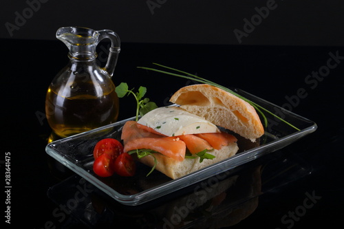Plakat sandwich fresco