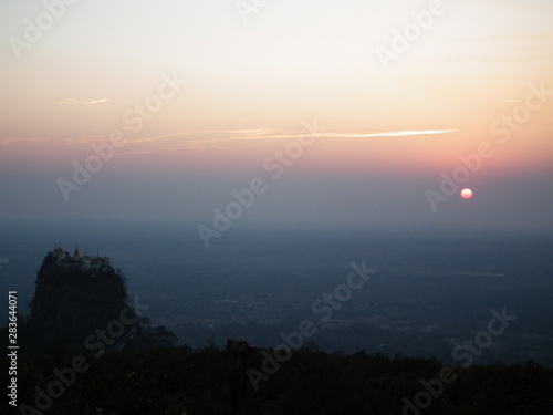 coucher de soleil birmanie