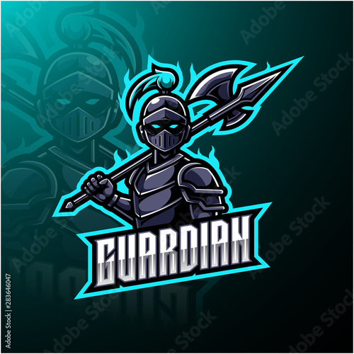 Guardian esports mascot logo design