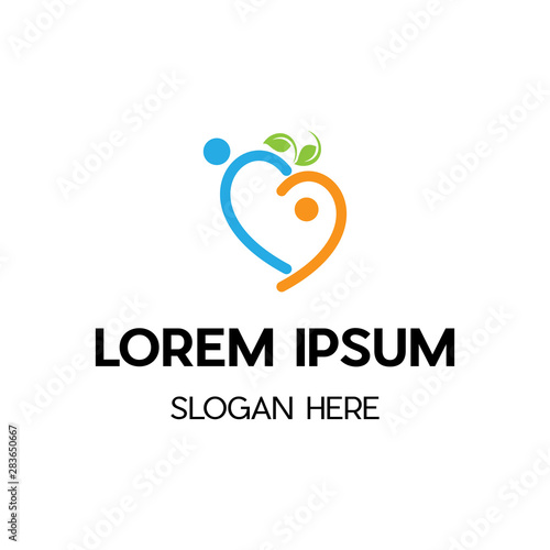 Abstract People Logo, Human Icon isolated on White Background. Green leaves logo, abstract stylized people icon, Free Download Abstract People Logo, Human Icon isolated on White Background. Green leaves logo, abstract stylized people icon, - GFXLoad