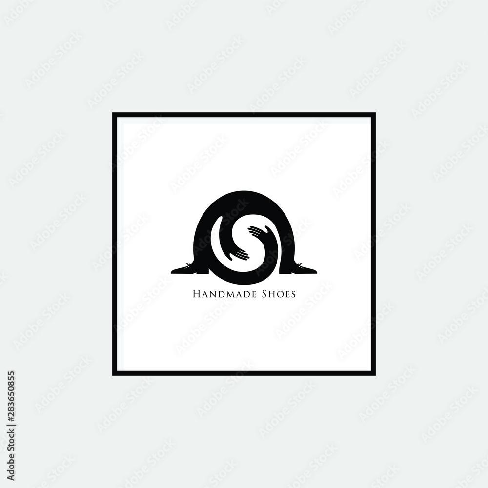 Handmade, shoe, boot logo design inspiration Handmade, shoe, boot logo design inspiration
