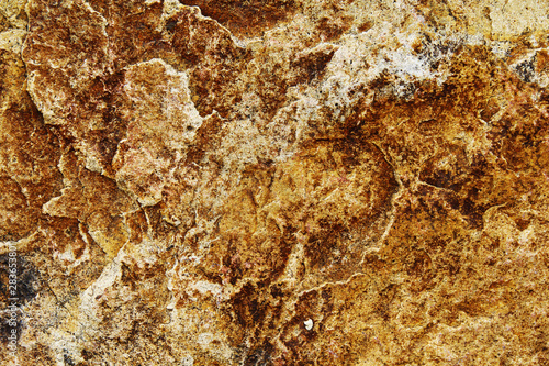 Obraz na plátně The texture of stone in orange tones