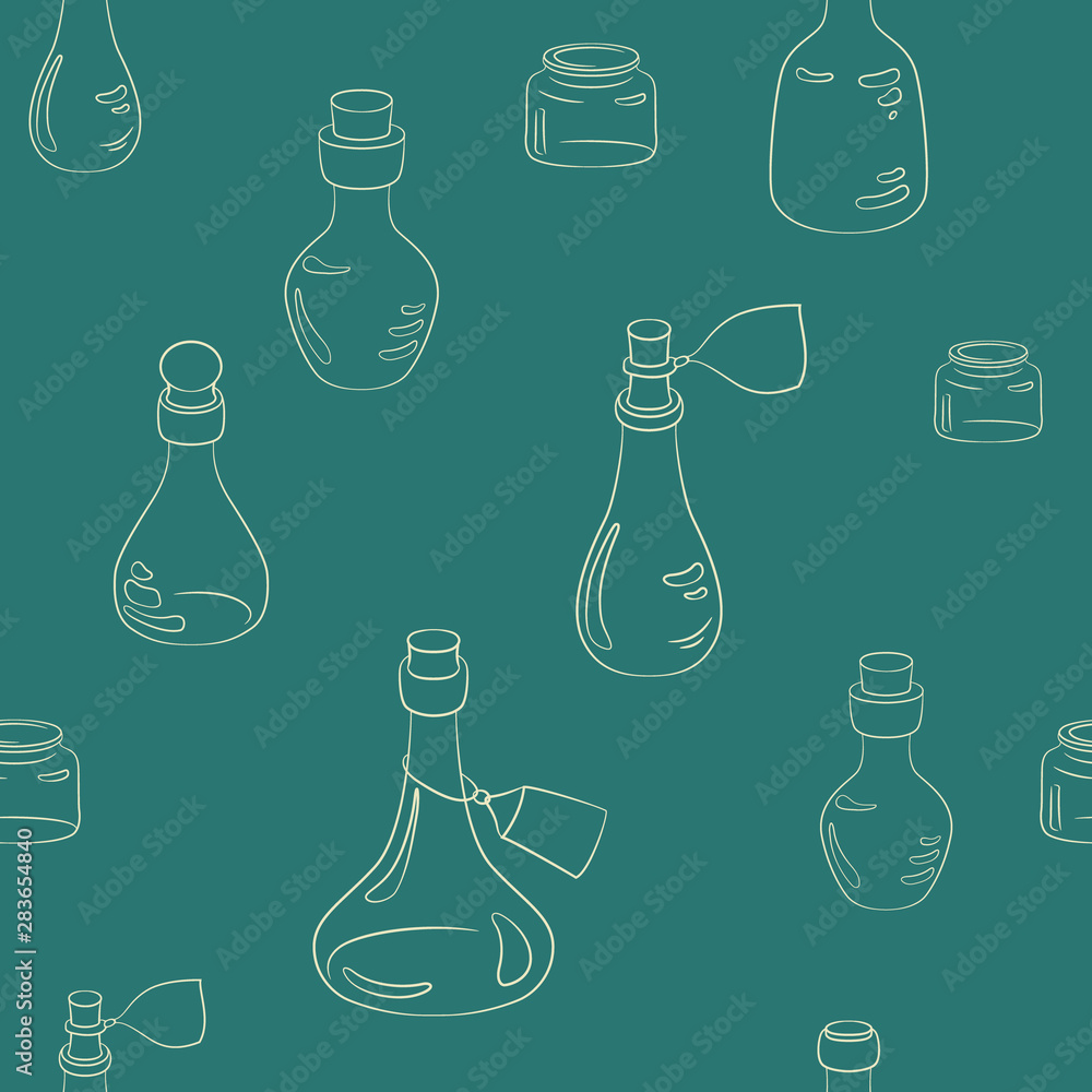 Jars seamless pattern Jars seamless pattern
