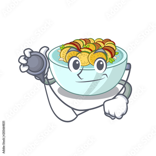Doctor ratatouille is cooked in mascot pan