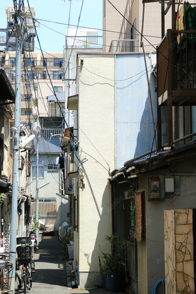 大阪・谷町周辺の風景