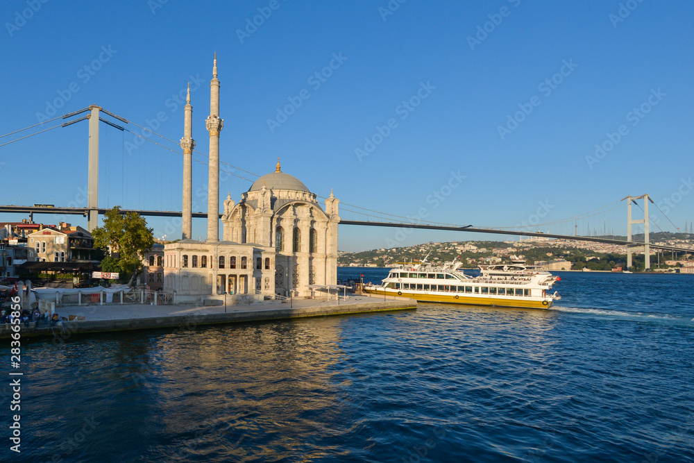 big mecidiye mosque in istanbul
