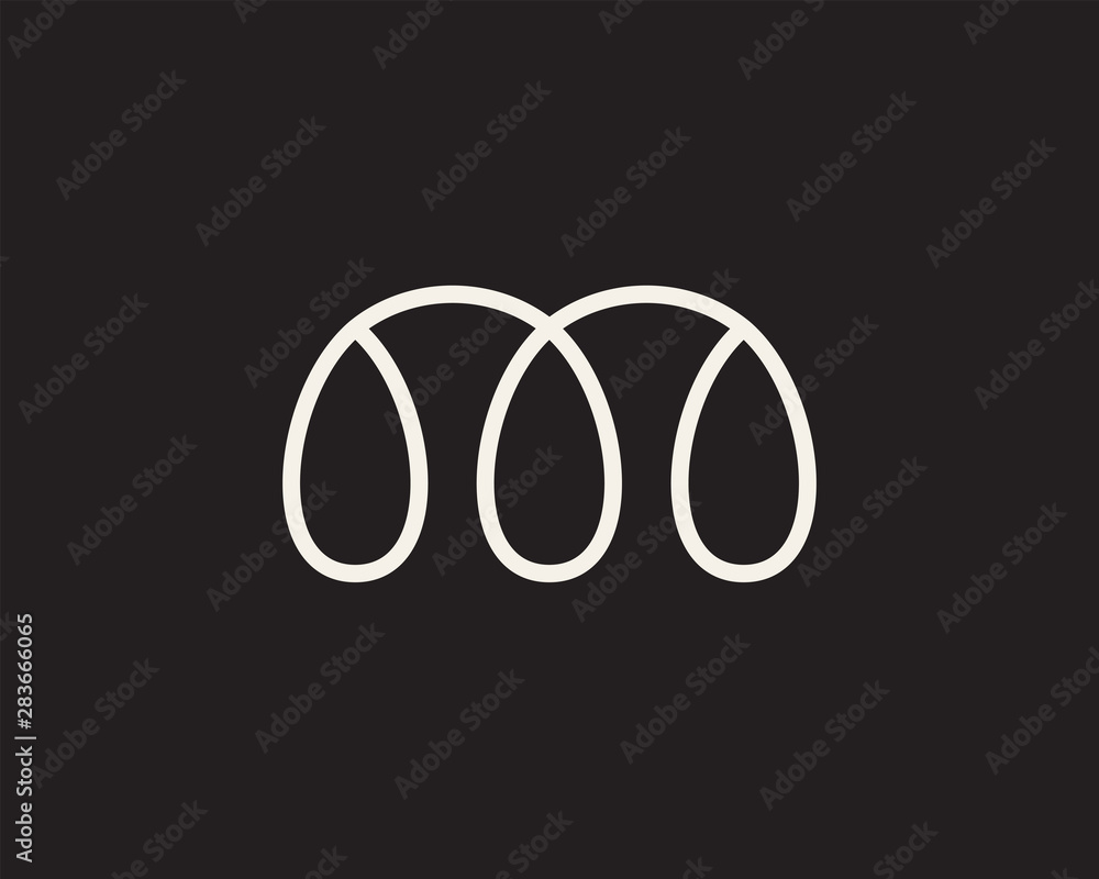 White Icon design template element on black White Icon design template element on black