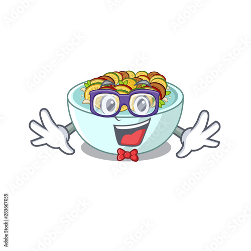 Geek ratatouille with in the character shape