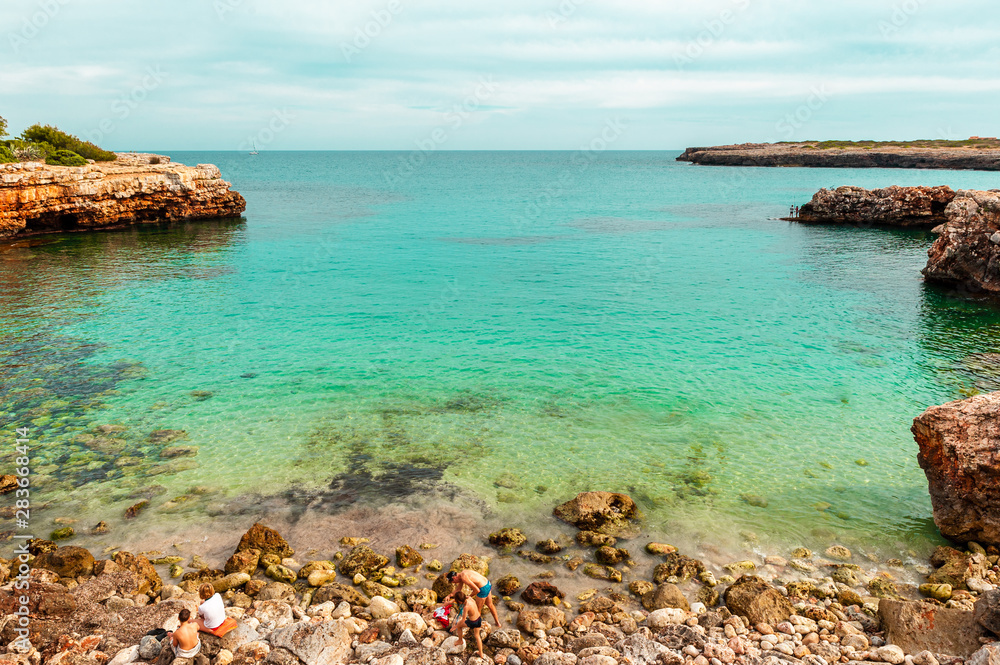 Fototapeta premium Beautiful sea scene from Palma de Mallorca