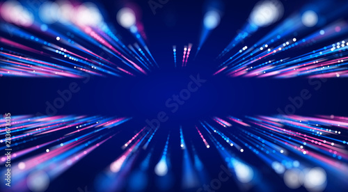 Speed connection vector background. Database fast data transfer acceleration photo