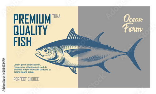 Tuna fish label