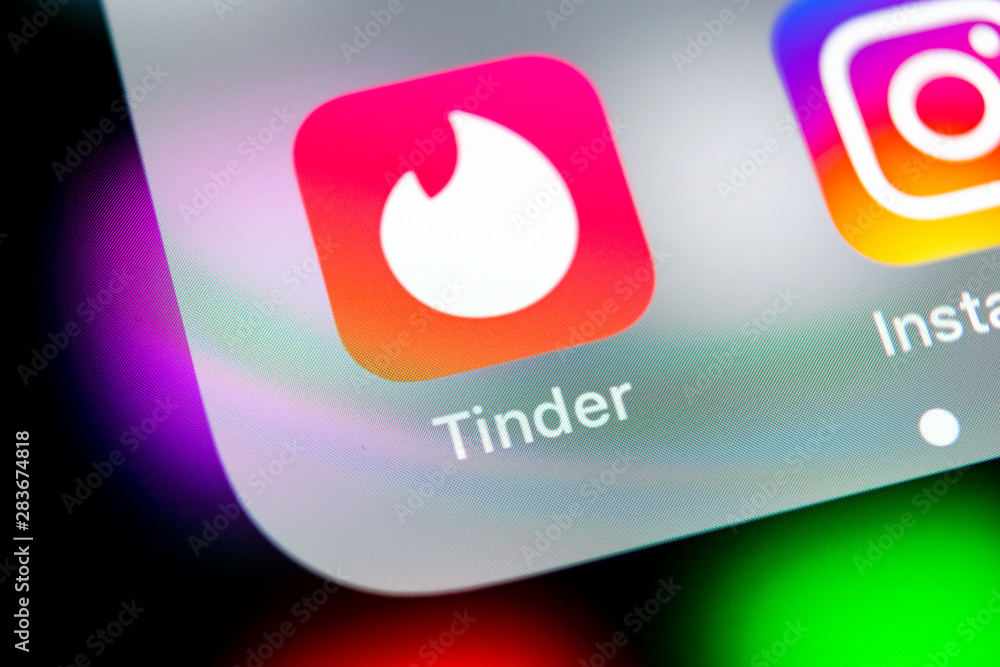 Sankt Petersburg Russia August 10 18 Tinder Application Icon On Apple Iphone X Screen Close Up Tinder App Icon Tinder Application Social Media Icon Social Network Stock Photo Adobe Stock