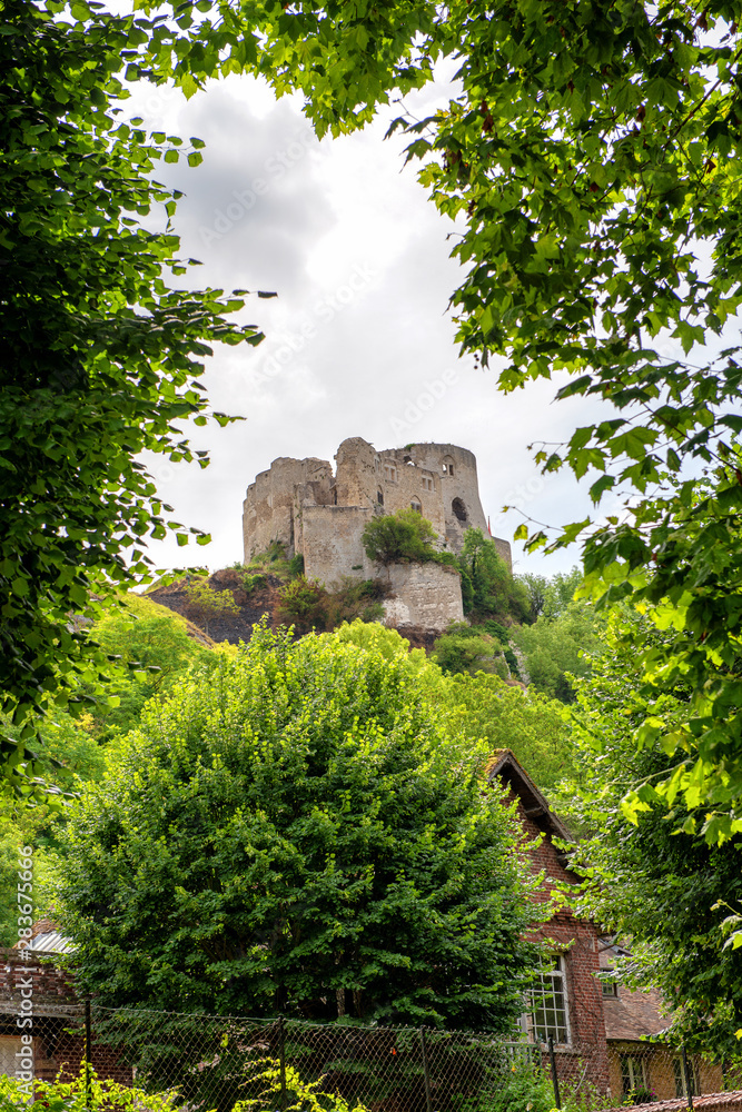 Fototapeta premium Castle Gaillard in Normandy, France