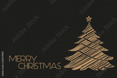 Weihnachtsgrüße mit Baum